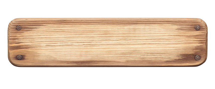 Wooden Clerk’s Office name board